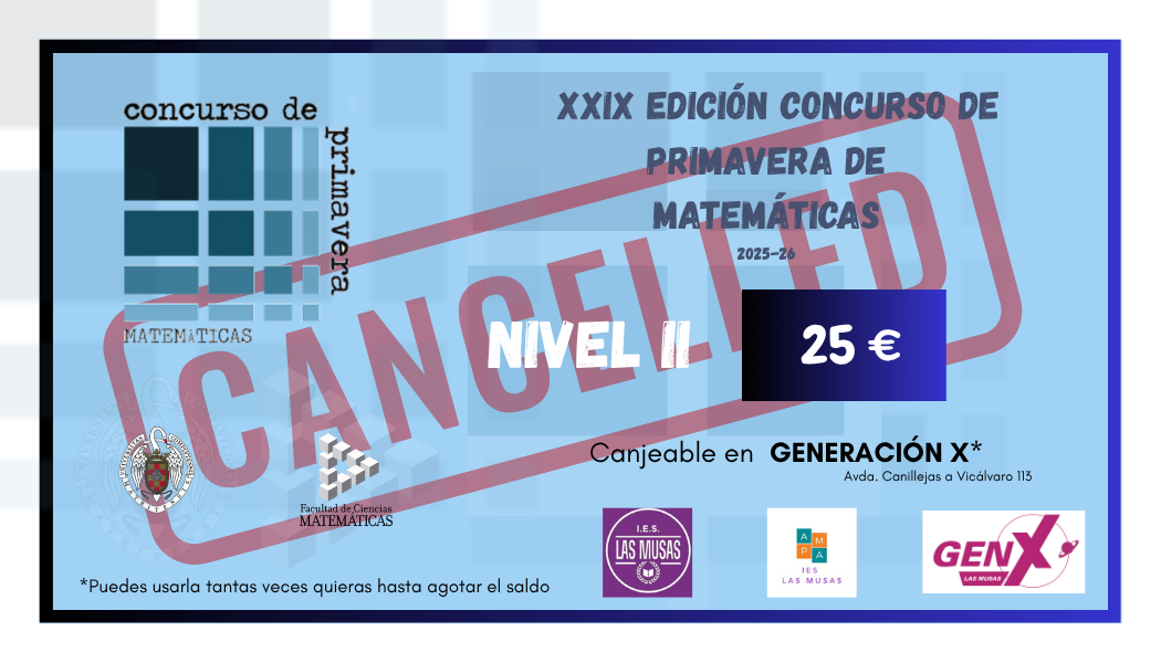 XXIX EDICIÓN CONCURSO DE PRIMAVERA DE MATEMÁTICAS